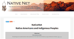 Desktop Screenshot of native-net.org